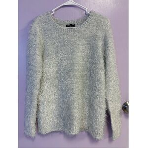 Lauren Michelle Women’s Fuzzy Knit Pullover Sweater